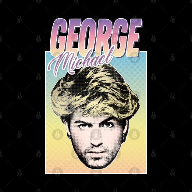 George Michael // Retro 80s Fan by DankFutura