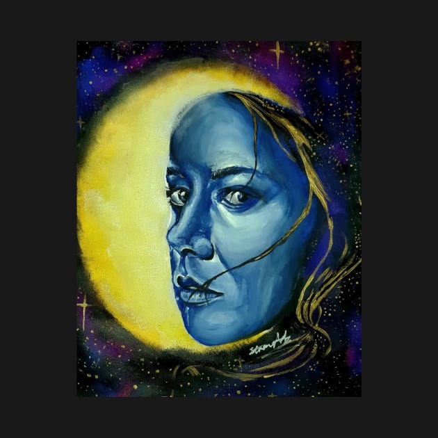 The Woman in the Moon by Btvskate