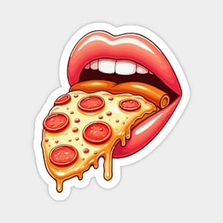 Pizza Tongue Magnet