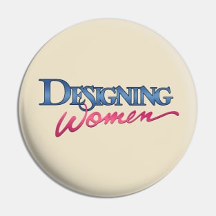 Designing Women Title Logo Pin