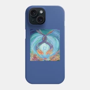 mermaid gemini Phone Case