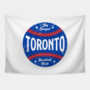 Toronto Retro Big League Baseball - White Tapestry