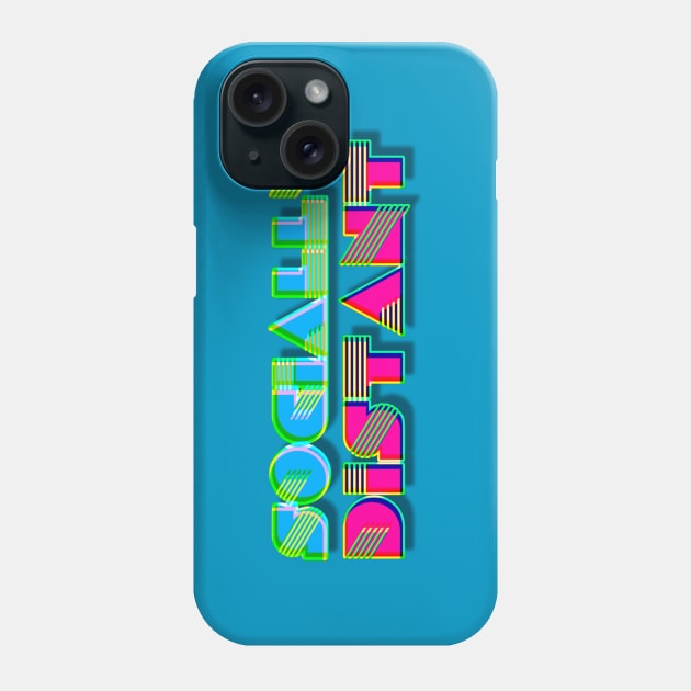 Socially Distant Phone Case by AlondraHanley
