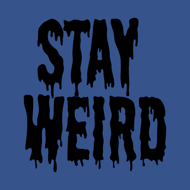 Stay Weird Pink Pastel Goth Grunge Punk Emo Post Apocalyptic by Prolifictees