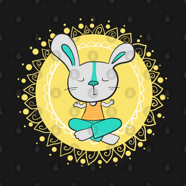 Yoga Rabbit by Ayeletbarnoy