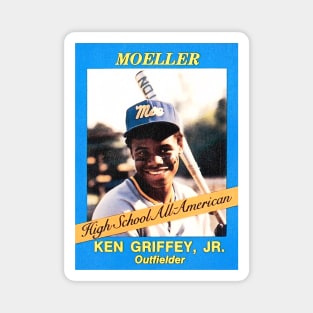 Ken Griffey Jr MOELLER Baseball Card Magnet