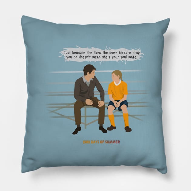 500 days of summer quote Pillow by atizadorgris