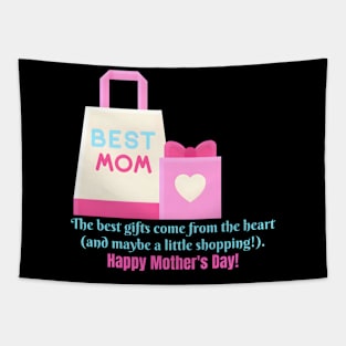 Happy Mother's Day (Motivational and Inspirational Quote) Tapestry