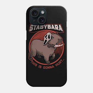 Slasher Capybara - Horror Movie Fun Pet Phone Case