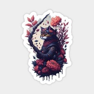 Cute Stealth Ninja Cat Magnet