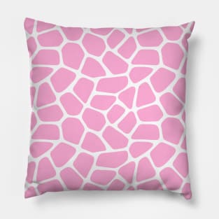 Pink Giraffe Print Pillow