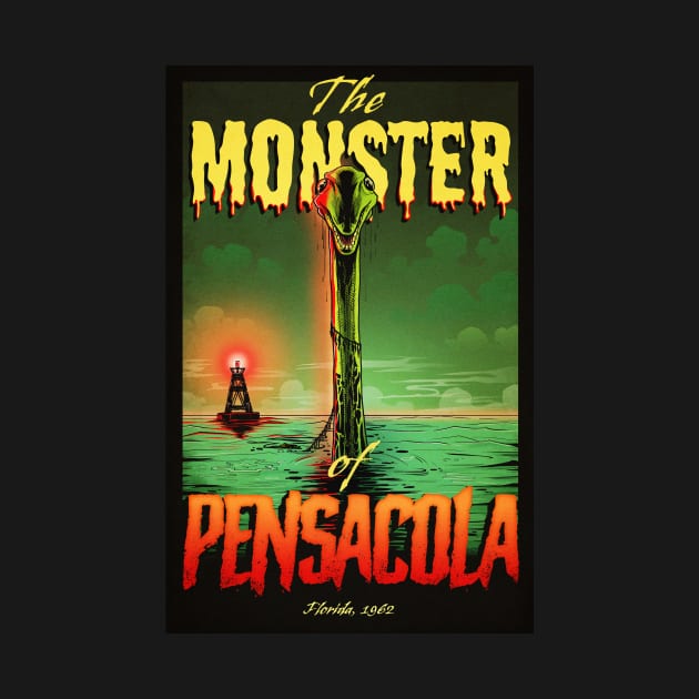 The Pensacola Sea Monster by simonturnerart