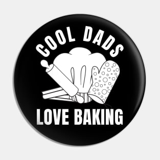 Cool Dads Love Baking Christmas Cookie Baking Crew Head Pin