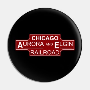 The Chicago Aurora and Elgin Railroad Pin