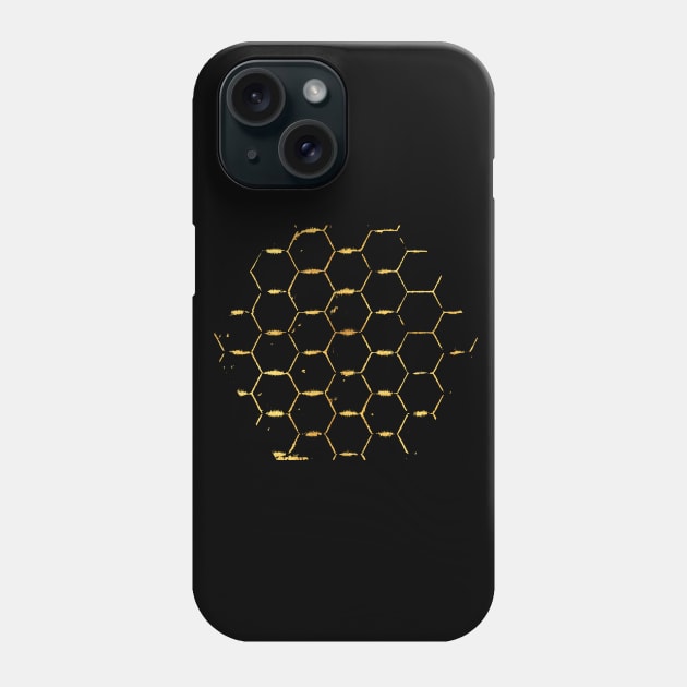Golden Beehive Phone Case by zeljkica