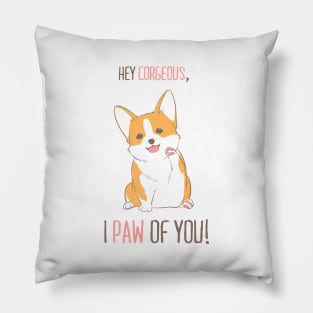 Corgi Paw Of You Pillow