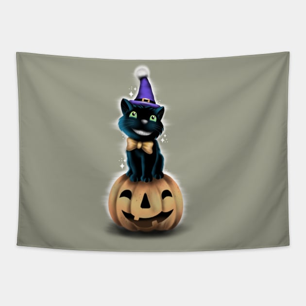 Happy halloween Tapestry by Manxcraft