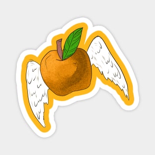 Angel Apple Orange Magnet