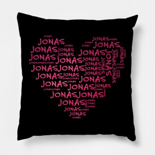 Personalized Name Jonas I Love Jonas Pillow