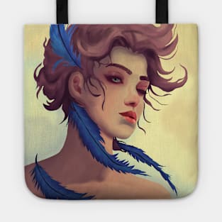 Bohemian Feathers in Hair Tote