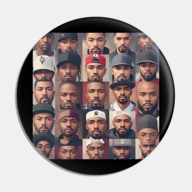 Hip-Hop Heads Pin by FASHION FIT