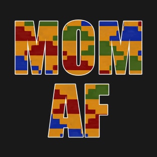 Mom Af, African Pattern T-Shirt