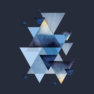 Geometric Blue T-Shirt