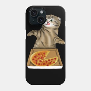 Pizza Cat Lovers Gift Phone Case