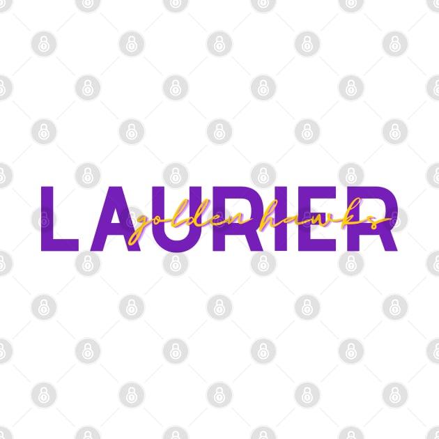 Laurier Golden Hawks by stickersbyjori