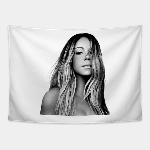 Mariah Carey //\\  Vintage Style Tapestry by Finainung