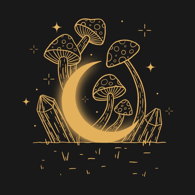 Moon In The Shrooms by xyz_studio