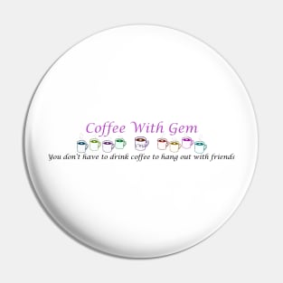 Coffee With Friends light backgrounds Pin
