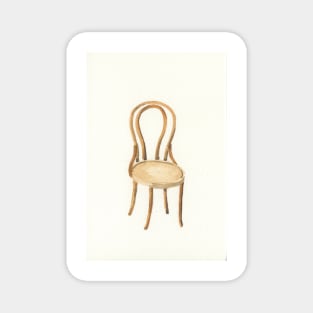 Bentwood Chair Watercolor Magnet