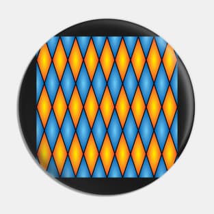 Blue Yellow Red Dragons Fire Background Design Pin