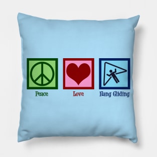 Peace Love Hang Gliding Pillow