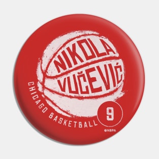 Nikola Vucevic Chicago Basketball Pin