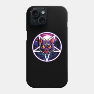 Devil Cat 666 Pentagram Phone Case