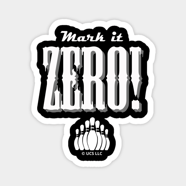 Mark It Zero! The Big Lebowski Quote Magnet by Movie Vigilante