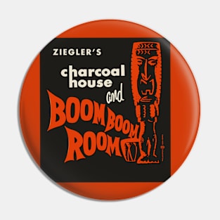 Vintage Charcoal House and Boom Boom Room Tiki Bar Pin