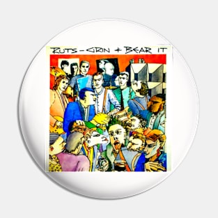 Grin & Bear It 1980 Punk Rock Throwback Pin
