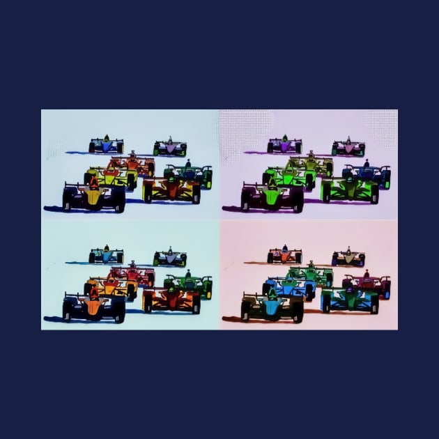 Formula 1 in Pop Art by PB and Junk Arts