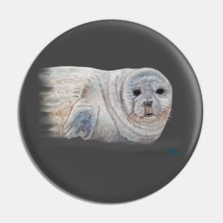 Snowy Seal Pin