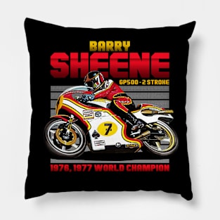 Barry Sheene Champion 70s Retro Pillow