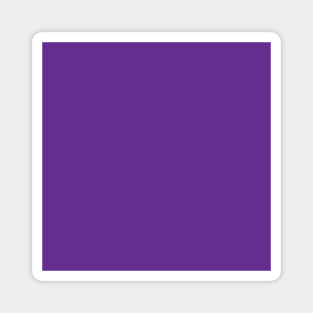 Dark Violet Purple Solid Color Magnet