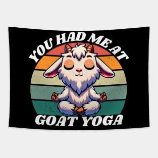 You had me at goat yoga Tapestry