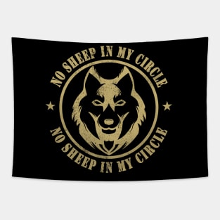 No Sheep In My Circle Inspirational Woves Gift Tapestry