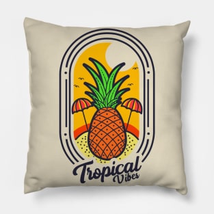 tropical vibes Pillow