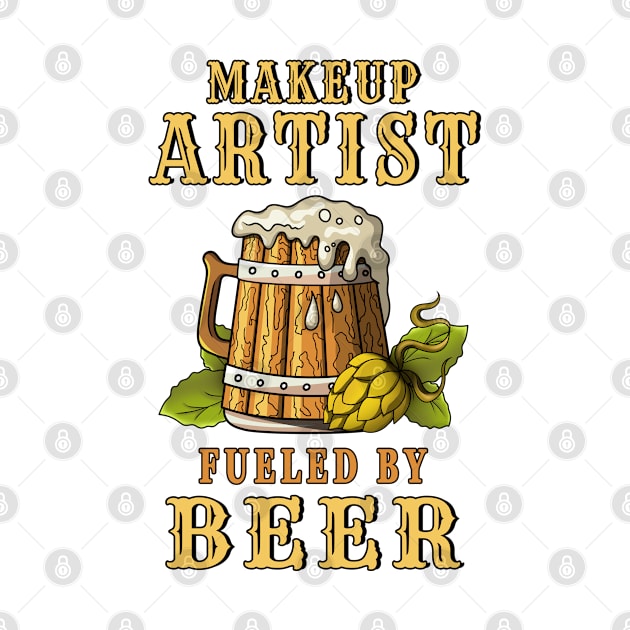 Makeup Artist Fueled by Beer by jeric020290