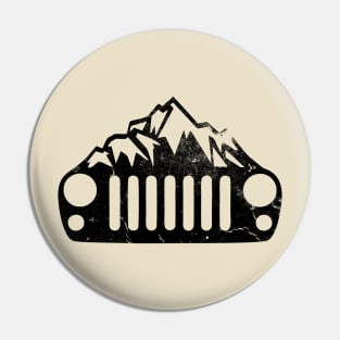 Jeep Grill Vintage Pin