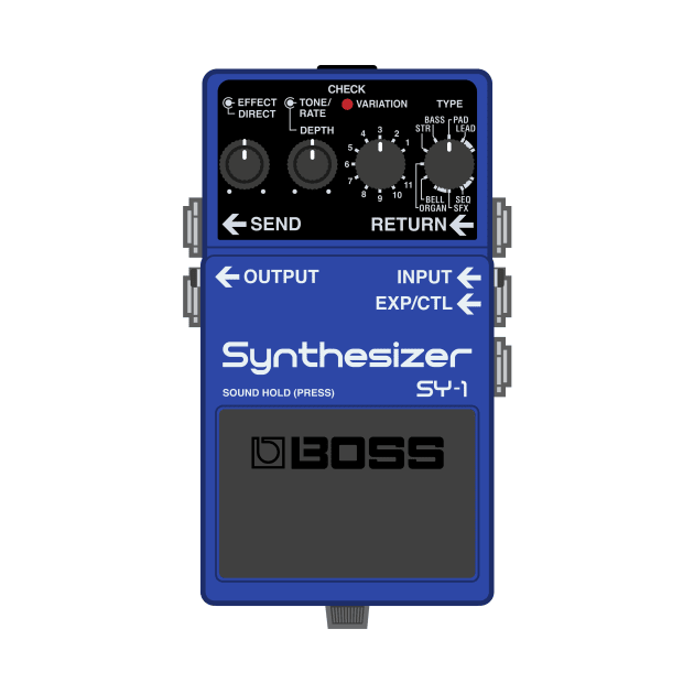 Boss SY-1 Synthesizer Guitar Effect Pedal by conform